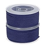 HARFINGTON 2pcs Nylon Thread Twine Beading Cord 2mm