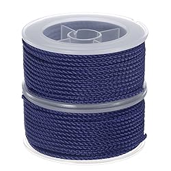 HARFINGTON 2pcs Nylon Thread Twine Beading Cord 2mm