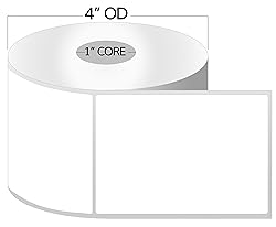 [600 Labels in 2 Rolls, 300 Labels/Roll] – 4" x