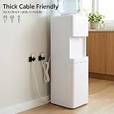 EBOOT Adjustable Black Nylon Cable Clips Organiser Holder Fixer Pack 50 view 5
