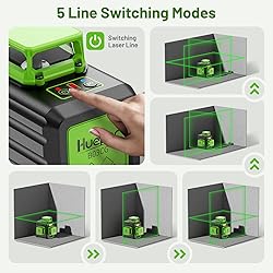 Huepar Laser Level 360 Self Leveling, 3 x