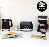 Hamilton Beach Ella Set Kettle 1.7L and 2-Slice Toaster Black HBELLAMB view 9