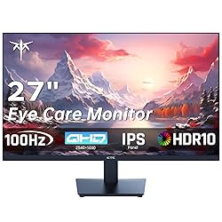 Ktc Monitor 144hz 1440p 27 KTC 27 Inch QHD Computer Monitor, 2K