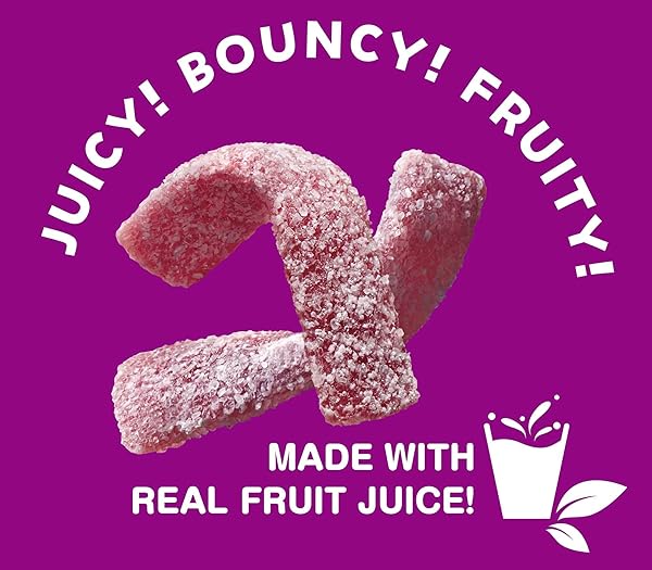 BOURBON FETTUCCINE GUMMI GRAPE (10-PACK), 10 X 1.76 OZ.