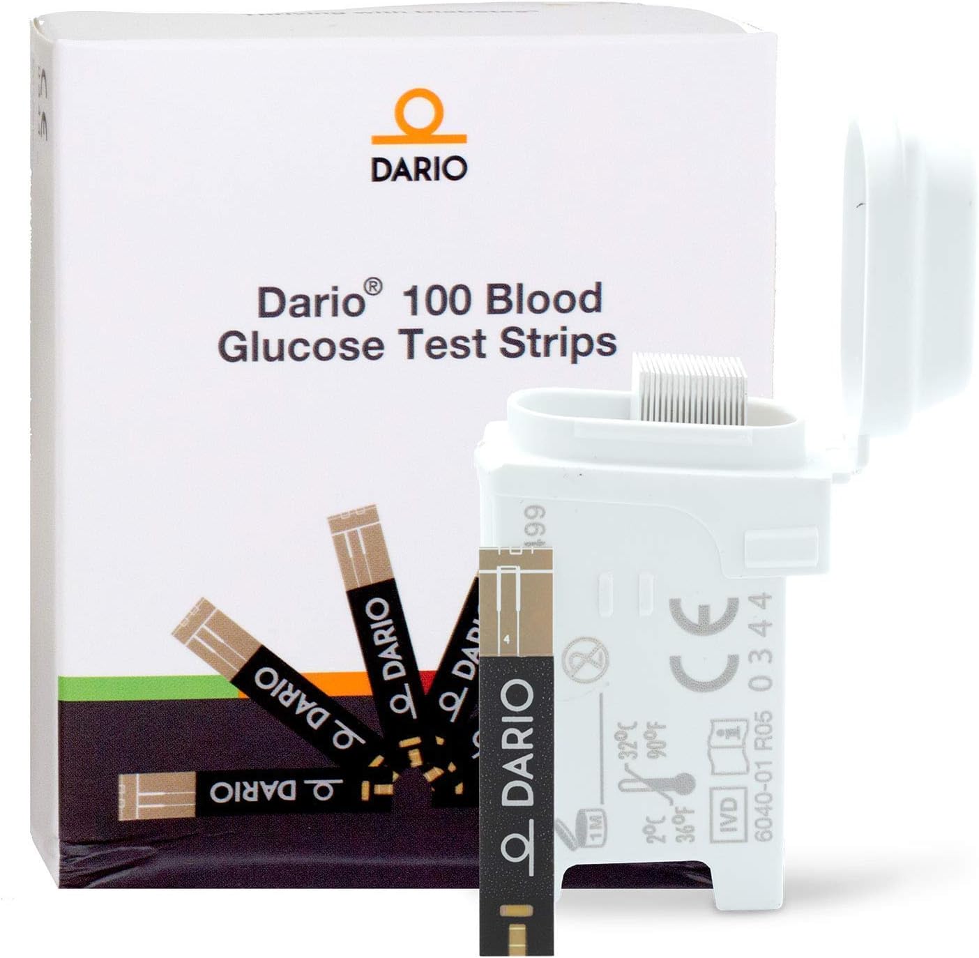 Dario Test Strips and Lancets Bundle Set (100 of Each) for Your Dario Blood Sugar Level Smart Monitoring Kit for Diabetes Care: Health & Personal Care