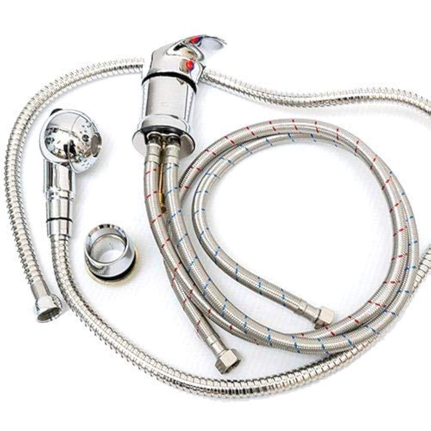 eyepower Professional Handheld Shower Head Set 120cm Hose Mixer Tap