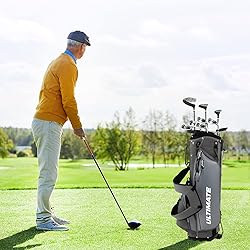 Tangkula 9/10 Pieces Men's Complete Golf Clubs Set