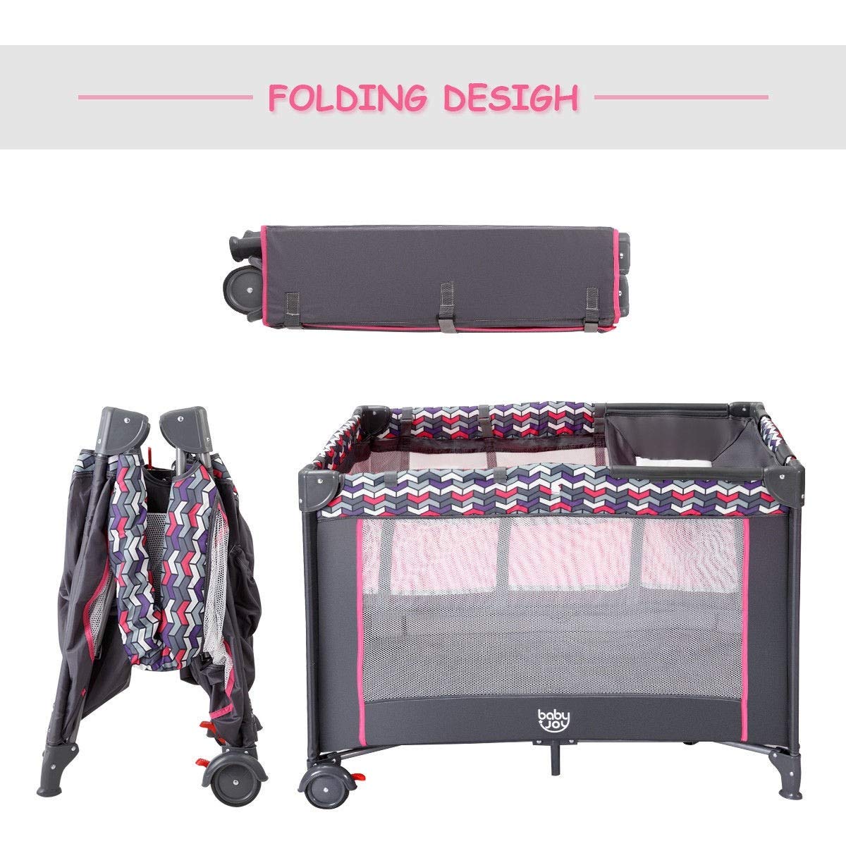 playpen and changing table