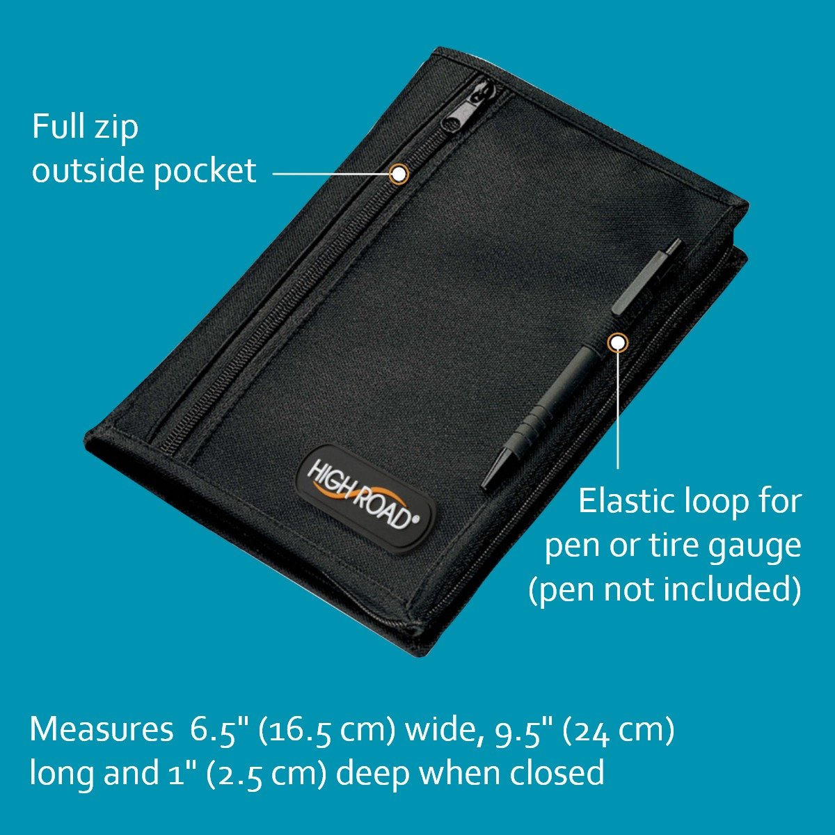 Amazon.com: High Road Glove Box Organizer and Console Auto Document Case:  Automotive