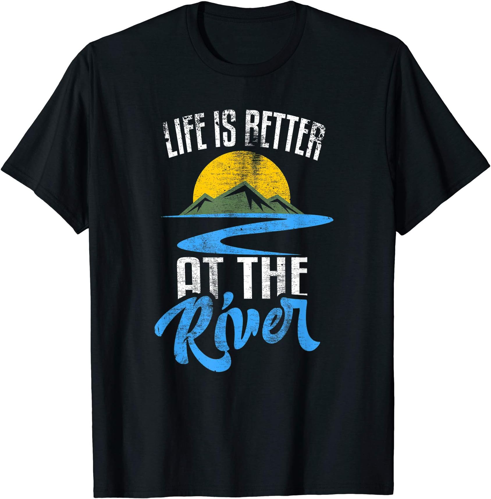 River Merch CoLife Is Better At The River Nature Lover Camping Gift T-ShirtOEKO-TEX STANDARD 100