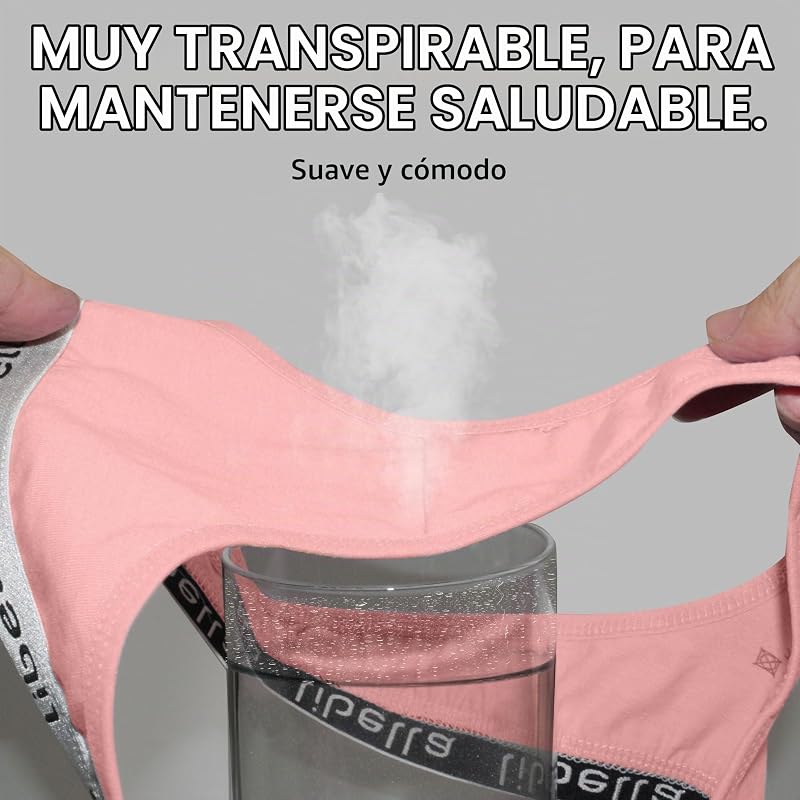 Tangas femininas embalam roupa interior de algodão de 10 multicolor-un4 s — foto 4 de 7