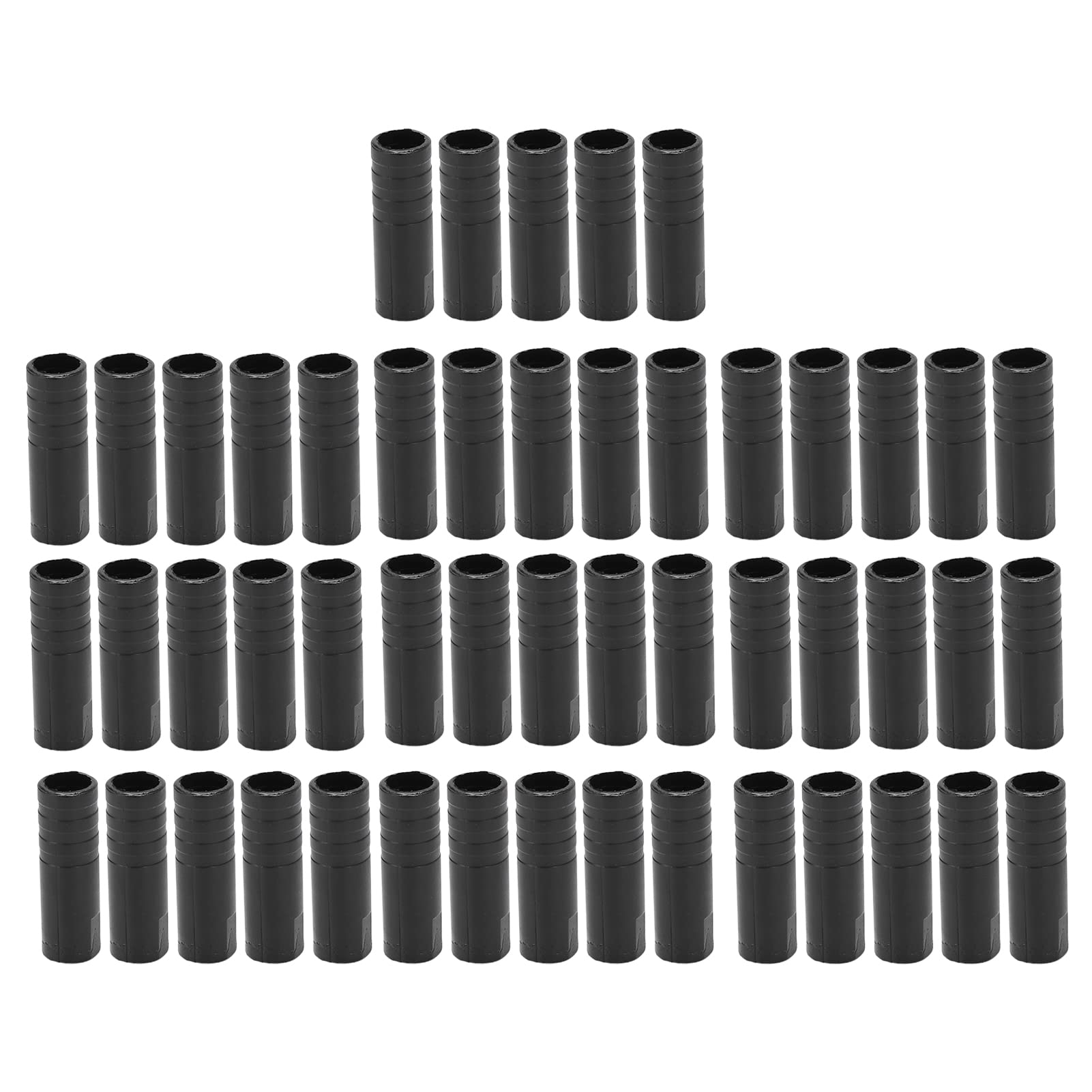 BuyWeek Shift Cable End Caps, 50 Pieces 5mm Bicycle Brake Cable Housing Ferrule End Caps Derailleur Shift Cable Wire End Caps