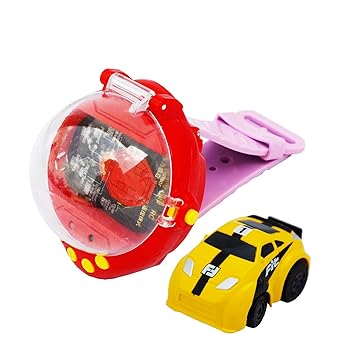 Planet of Toys 2019 New Hand Band Remote Control Mini Vehicle Smart Band Controller Q Edition Car Toy Gift for Children