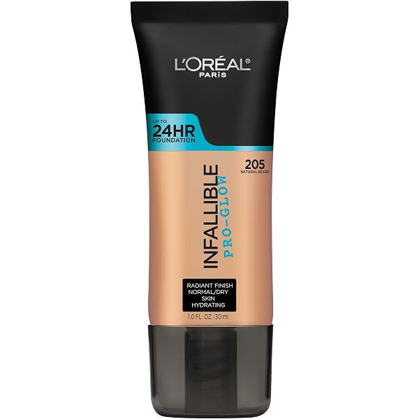 L'Oréal Paris Infaillible Foundation – 32h Halt, LSF 25, Mit Vitamin C, Farbe 30 Pearl Rose