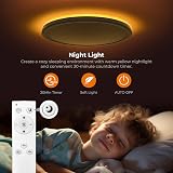 Matane LED Ceiling Light Dimmable 18W with Remote 3000K-6500K Round 8.7 in view 2