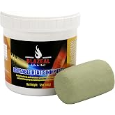 BLAZEAL Heat Blocking Putty,12oz Moldable Heat Barrier Putty for HVAC &amp; Plumbing,Heat Shield Insulation Clay Protect Up to 3000℉,Reusable for 40 Time Thermal Absorbing Putty for Welder Plumber Brazing