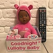 baby born goodnight lullaby brown eyes realistic baby doll
