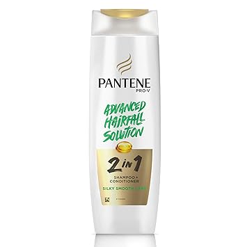 Pantene 2 in 1 Silky Smooth Care Shampoo + Conditioner, 340 ml