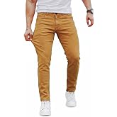 Heyfanee Mens Slim Fit Jeans Stretch Denim Pants for Men