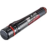 U.S. Art Supply Poster Tube - Telescoping Adjustable, 3-1/4" Diameter | 25" to 42" Long Storage Tube - Durable Art Poster Carrier Holder &amp; Blueprint Storage Drafting Tube Travel &amp; Protection