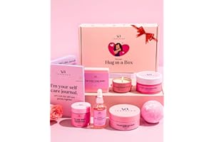 VOGUENOW Spa Gifts for Women - Valentines Gift Set - Premium Self Care Spa Kit - Bath Skin Care Sets & Self Care Items - Pampering Valentine Gifts for Women (Pack of 8, 8, Count)