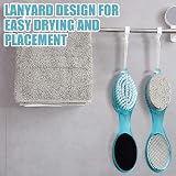 FEXPDL 4 in 1 Foot Scrubber Pumice Stone File for Dry Wet Feet view 7