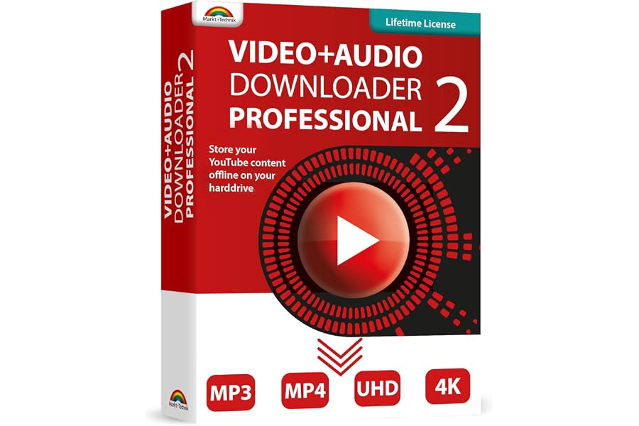 Video and Audio Downloader PRO 2 software for YouTube – download your favorite YouTube videos as MP4 video or MP3 audio – com