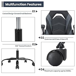 NEWBULIG Video Gaming Chair for Adults Computer