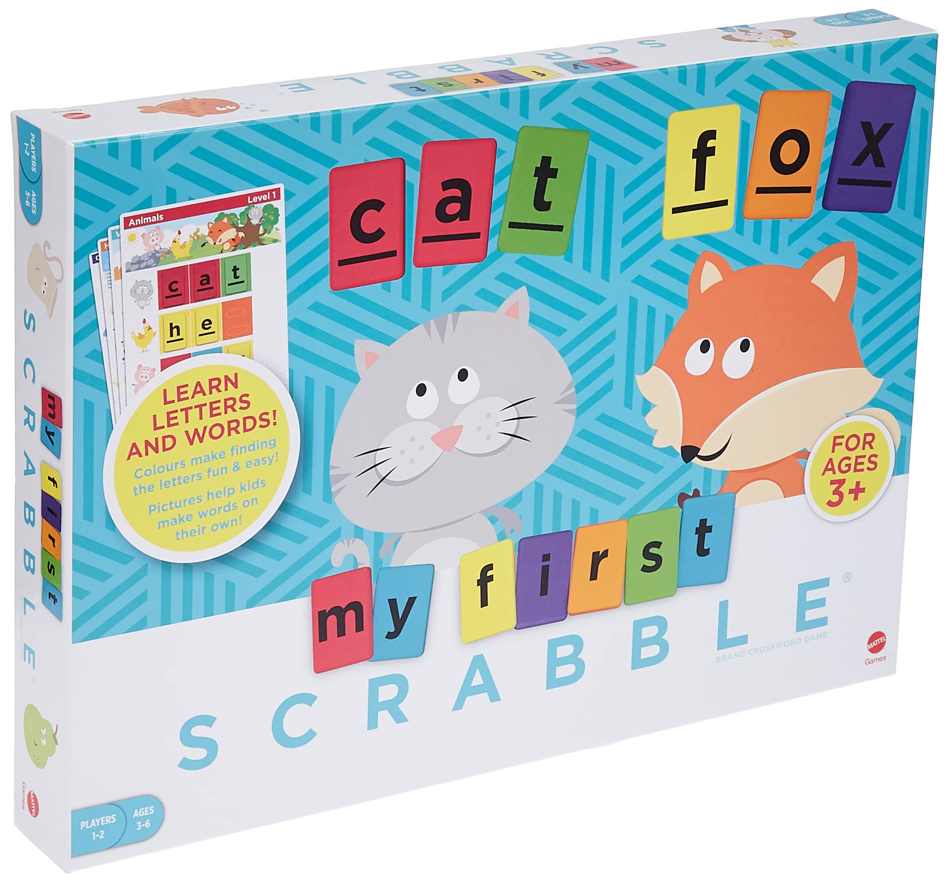 Mattel Games My First Scrabble - TABLETOP GAME - Brand: Mattel Games - Age 3-6 Years