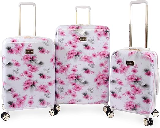 floral spinner luggage