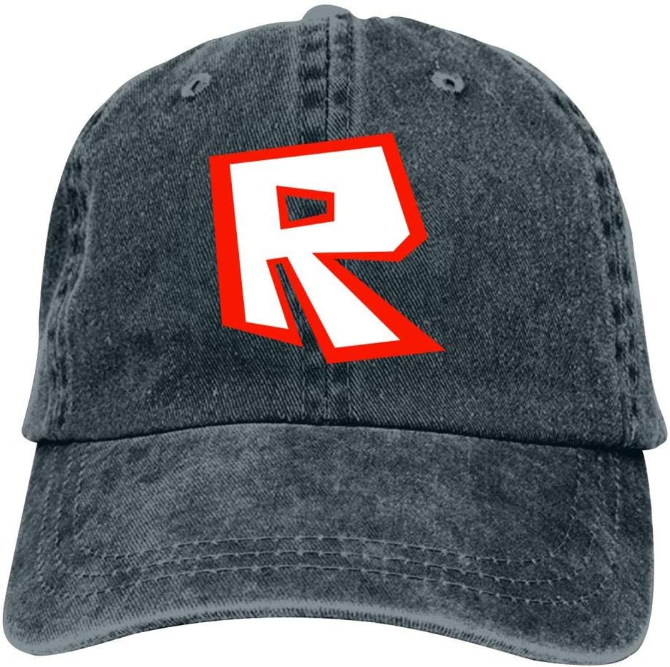 Unisex Hip Hop Roblox Logo Hat Baseball Cap Adjustable Size