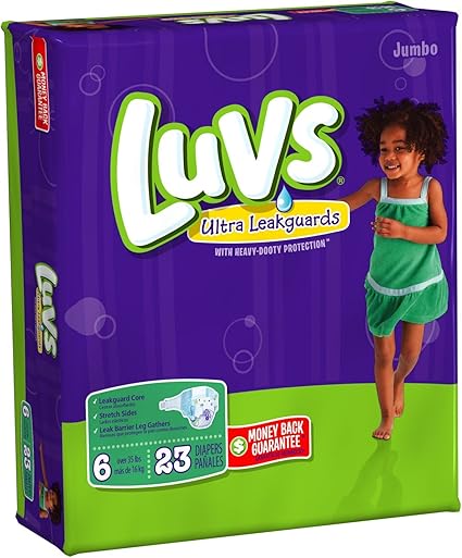 luvs ultra leakguards diapers size 6