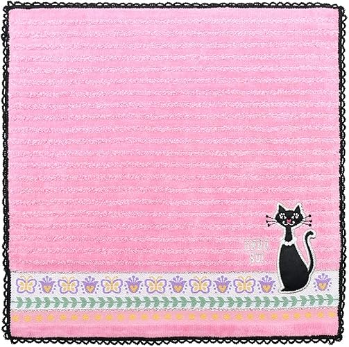 Amazon セット品 Anna Sui アナスイ 蝶々 猫 ネコ シンプル かわいい ハンカチ ハンカチタオル ハンドタオル タオル ハンカチ ブランド レディース ギフト プレゼント ピンク Anna Sui アナスイ シューズ バッグ