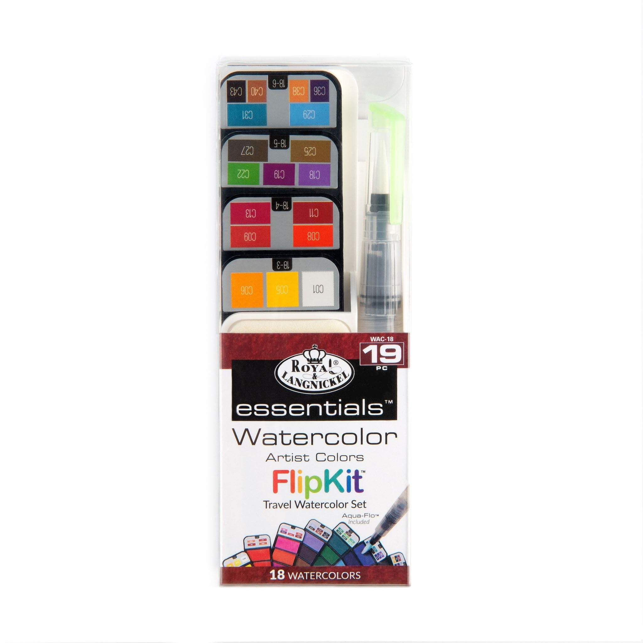 Royal & Langnickel FLIPKIT Travel Watercolour Set