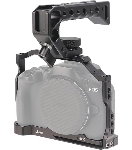 thumbnail image 2 of SmallRig Camera Cage Kit For Canon EOS M50 / M50 II / M5 – Includes 2168C Cage & 2916 Side Handle 2 of 3