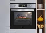 Candy FIDCX405 Integrated 60cm Oven with Fan Grill Easy Clean Enamel Black view 3