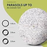 KEPLIN Parasol Base Stand 12kg Granite 45mm Pole Weather Resistant view 5