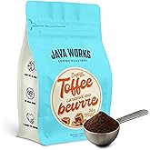 Java Works Coffee English Toffee Flavoured Coffee *Ground*, 340 Grams