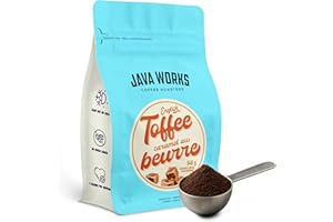 Java Works Coffee English Toffee Flavoured Coffee *Ground*, 340 Grams
