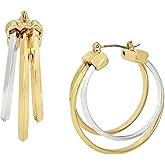 ROBERT LEE MORRIS Multi Row Hoop Earrings