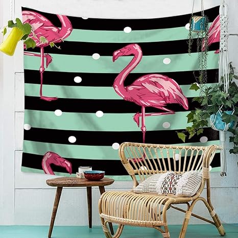 XiYunHan Tapestry, paño para Colgar Manta Asiento Flamingo ...