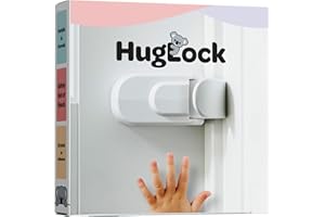 Huglock - The Snap-On Door Lock Kids Can't Reach or Defeat - No Tools or Adhesives Required - Works With Door Knob, Lever or 