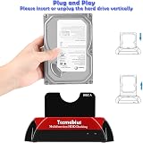 Tccmebius USB 3.0 HDD Docking Station 2.5 3.5 SATA IDE Dual Slot Reader view 7