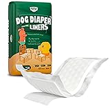 PAWPANG Disposable Dog Diaper Liners Booster Pads