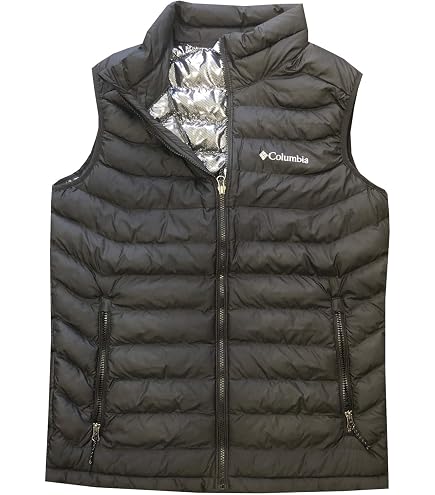 Columbia Arctic Crest Down Vest Gilet Uomo – Piumino 700 Fill, Caldo E Resistente All'acqua, Nero