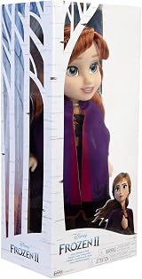Jakks Pacific Disney Frozen 2 Anna Adventure Doll with Violet Cape Boots view 9