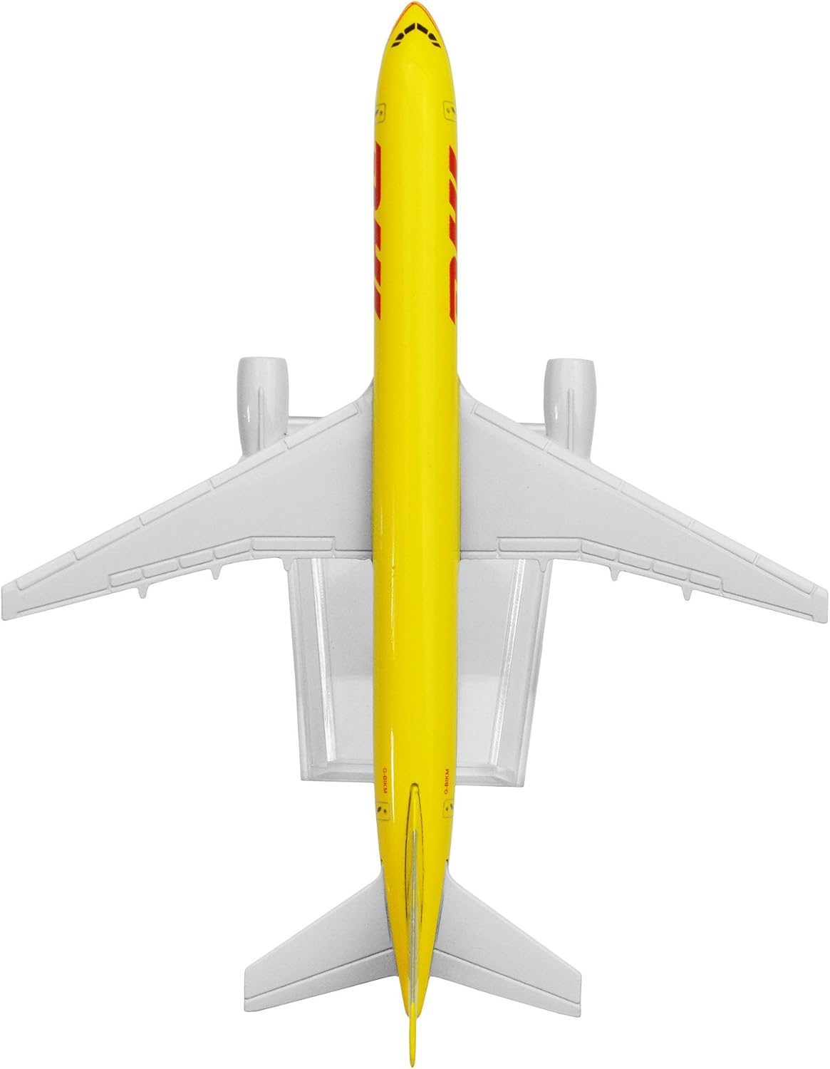 LEX ES Diecast Airplane 1:400 DHL B757 Metal (16cm) Plane Model Office Decoration or Gift, Multicolor - Image 4