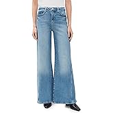 L'AGENCE Women's Beau High Rise T-Seam Wide Leg Jeans