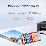 Kingway 378XL Ink Cartridges Remanufactured 6 Pack for Epson XP-8700 XP-8600 view 4
