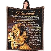 Joyloce Gifts for Husband Super Soft Flannel Fleece Throw Blanket 60"x50", Romantic Husband Gifts from Wife for Birthday Wedding Anniversary Valentines Day Christmas Fathers Day